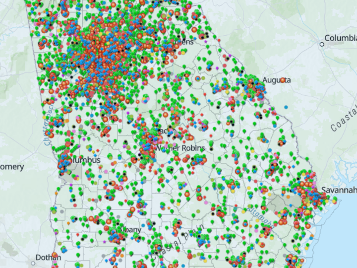 Screenshot of Community Mapping Tool